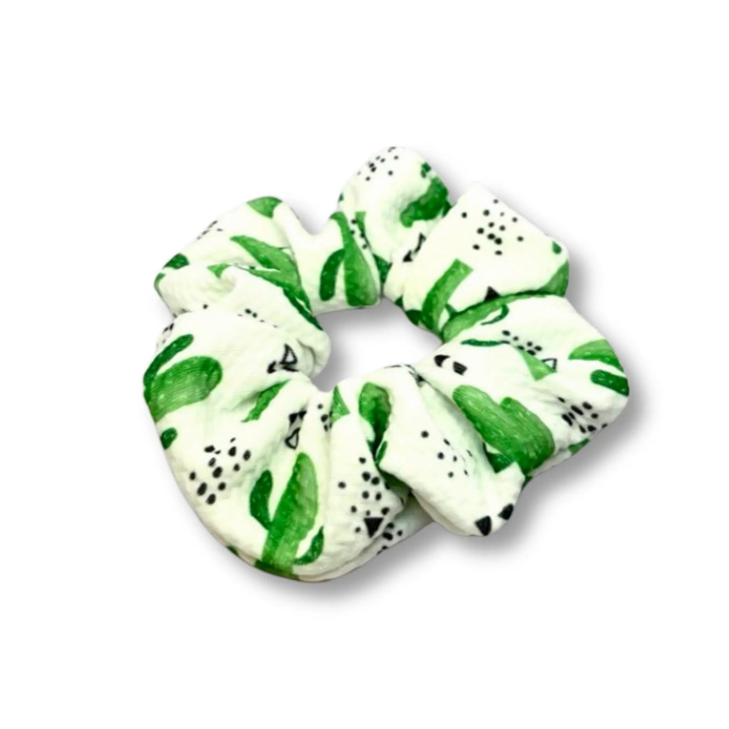 Mini White Cactus Scrunchie Enchanted Scrunch