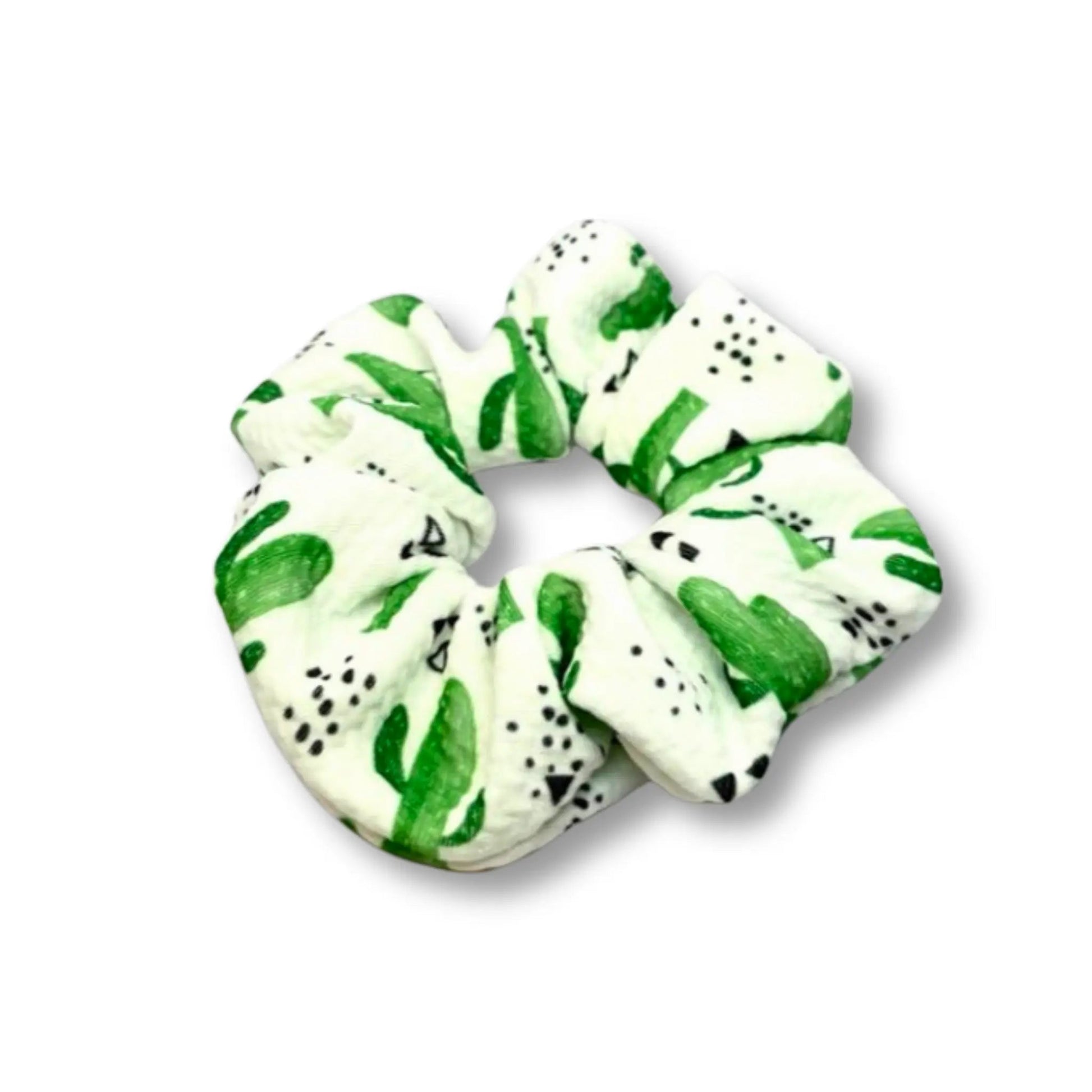 Mini White Cactus Scrunchie Enchanted Scrunch