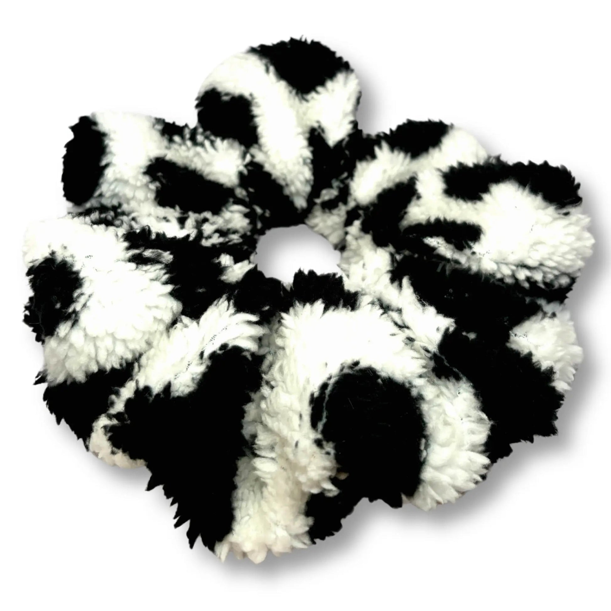 Fluffy Cow Print Scrunchie Enchanted Scrunch