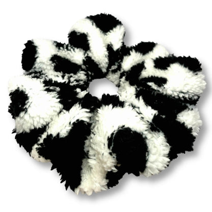 Fluffy Cow Print Scrunchie Enchanted Scrunch