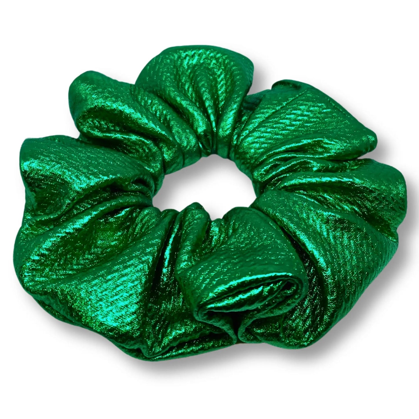 Metallic Green Bullet Scrunchie Enchanted Scrunch