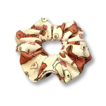 Mini Chocolate Bunny Easter Bullet Scrunchie Enchanted Scrunch