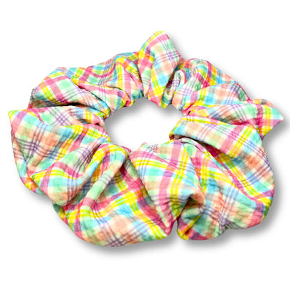 Pastel Plaid Bullet Scrunchie Enchanted Scrunch