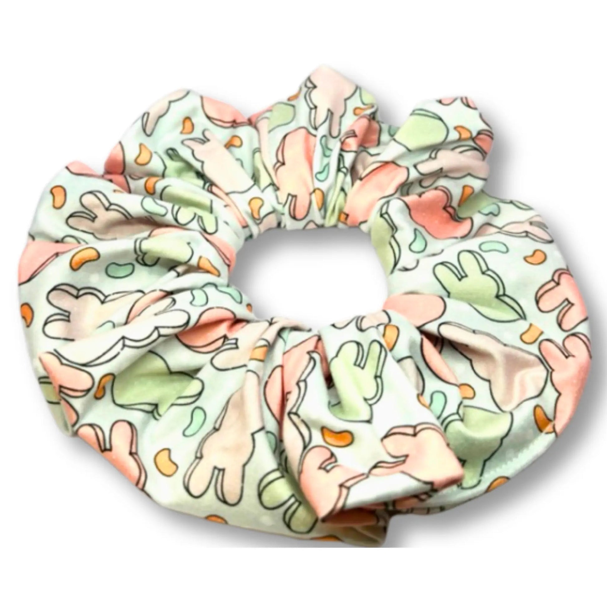 Pastel Peeps Easter Poly Scrunchie Enchanted Scrunch