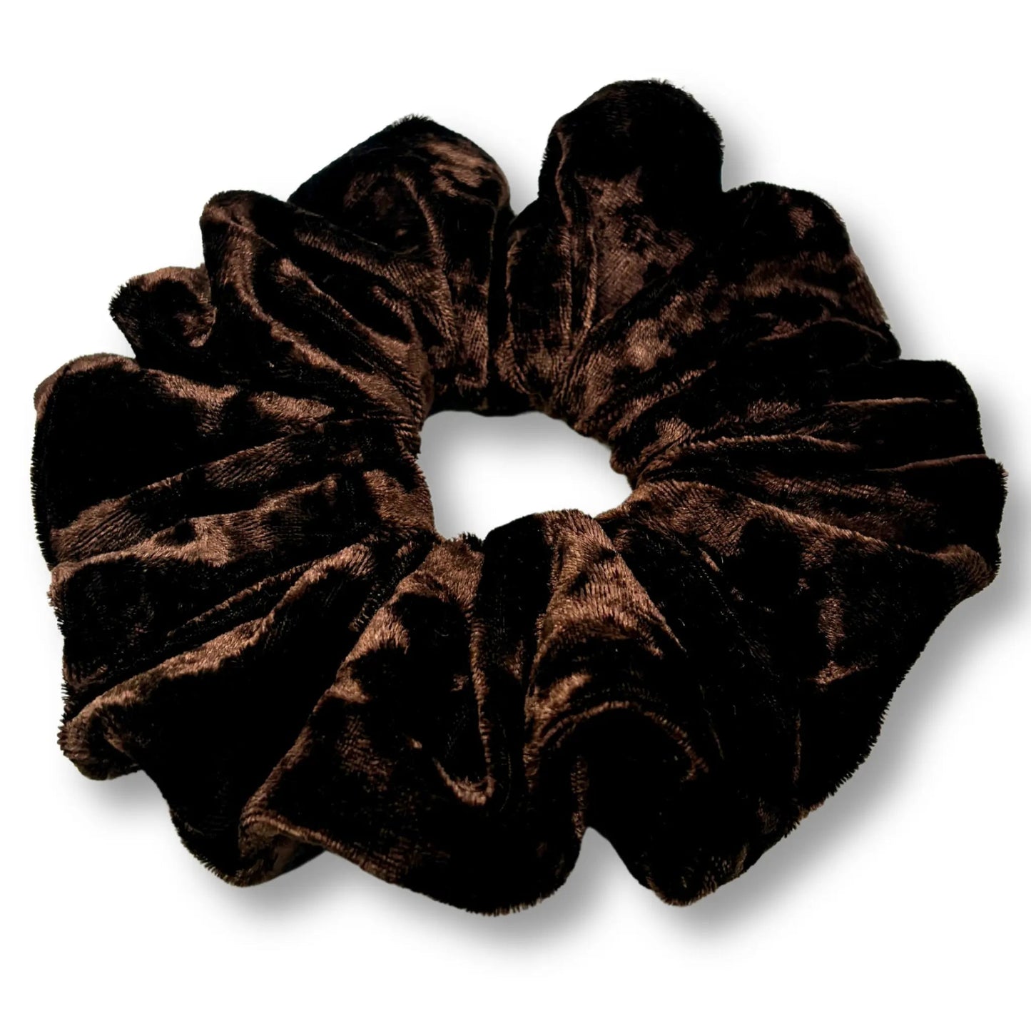 Brown Crushed Velvet Scrunchie Enchanted Scrunch