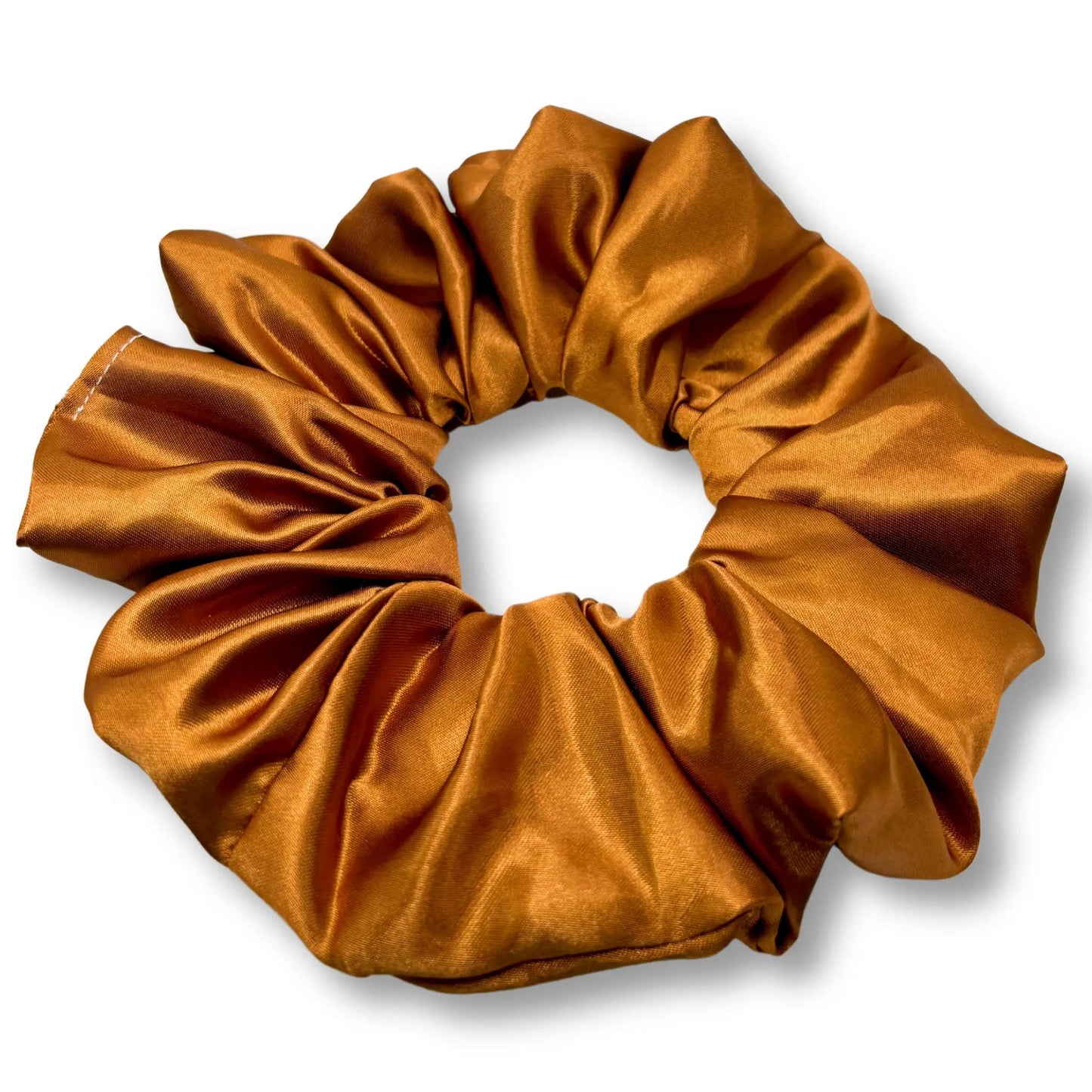 Golden Brown Silk Scrunchie Enchanted Scrunch