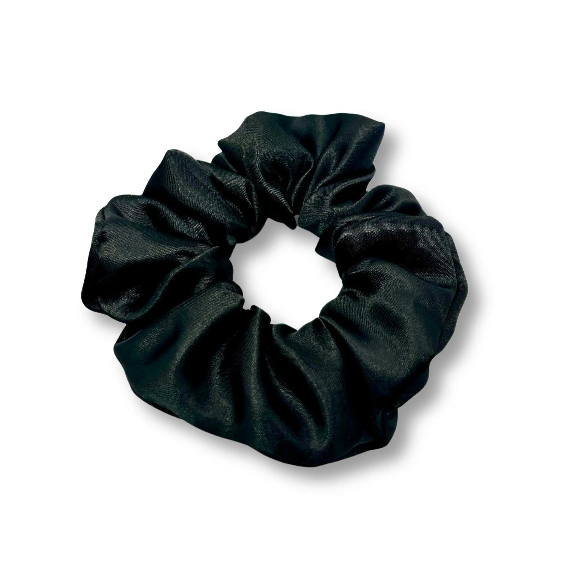 Mini Black Silk Scrunchie Enchanted Scrunch