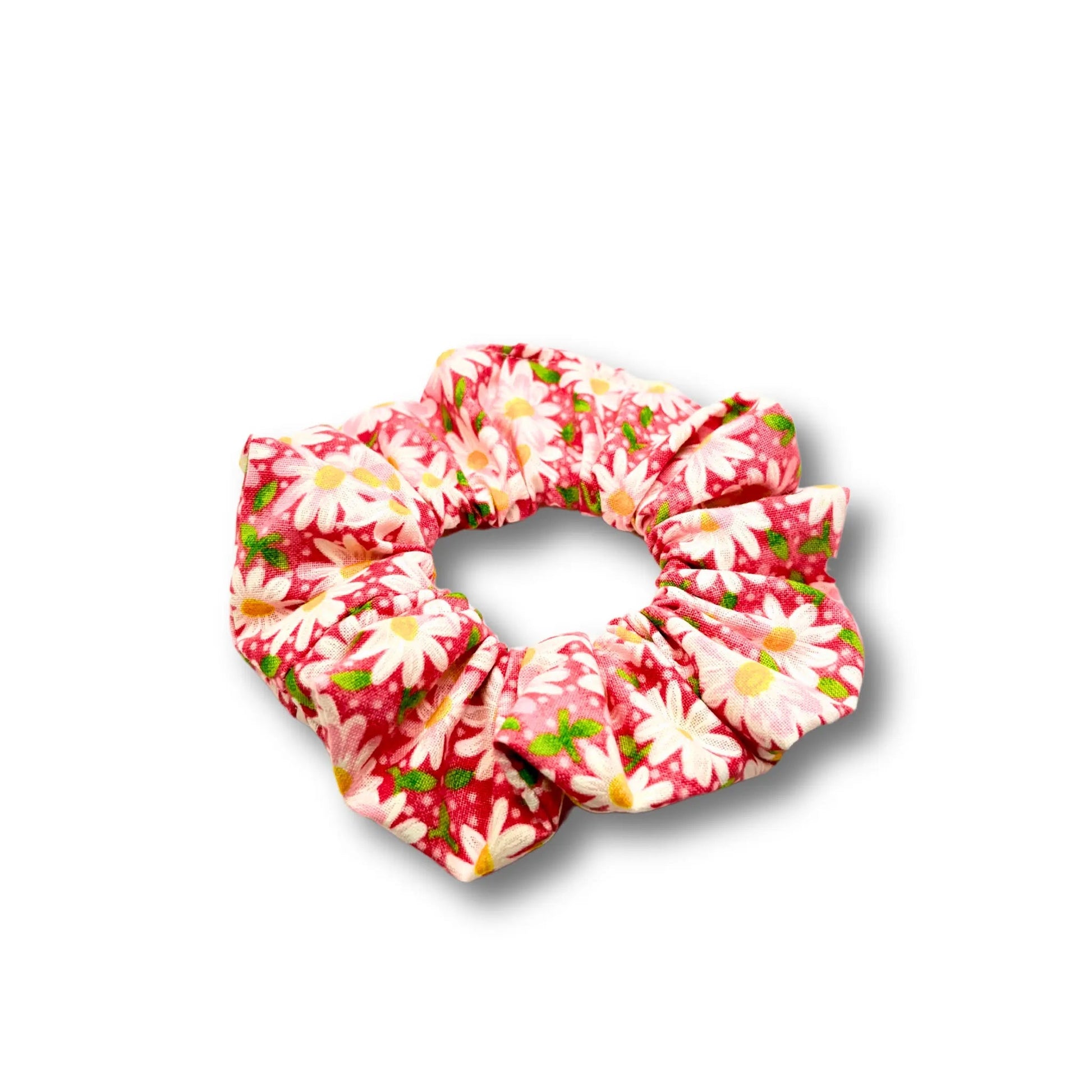 Mini Pink Daisy Summer Scrunchie Enchanted Scrunch