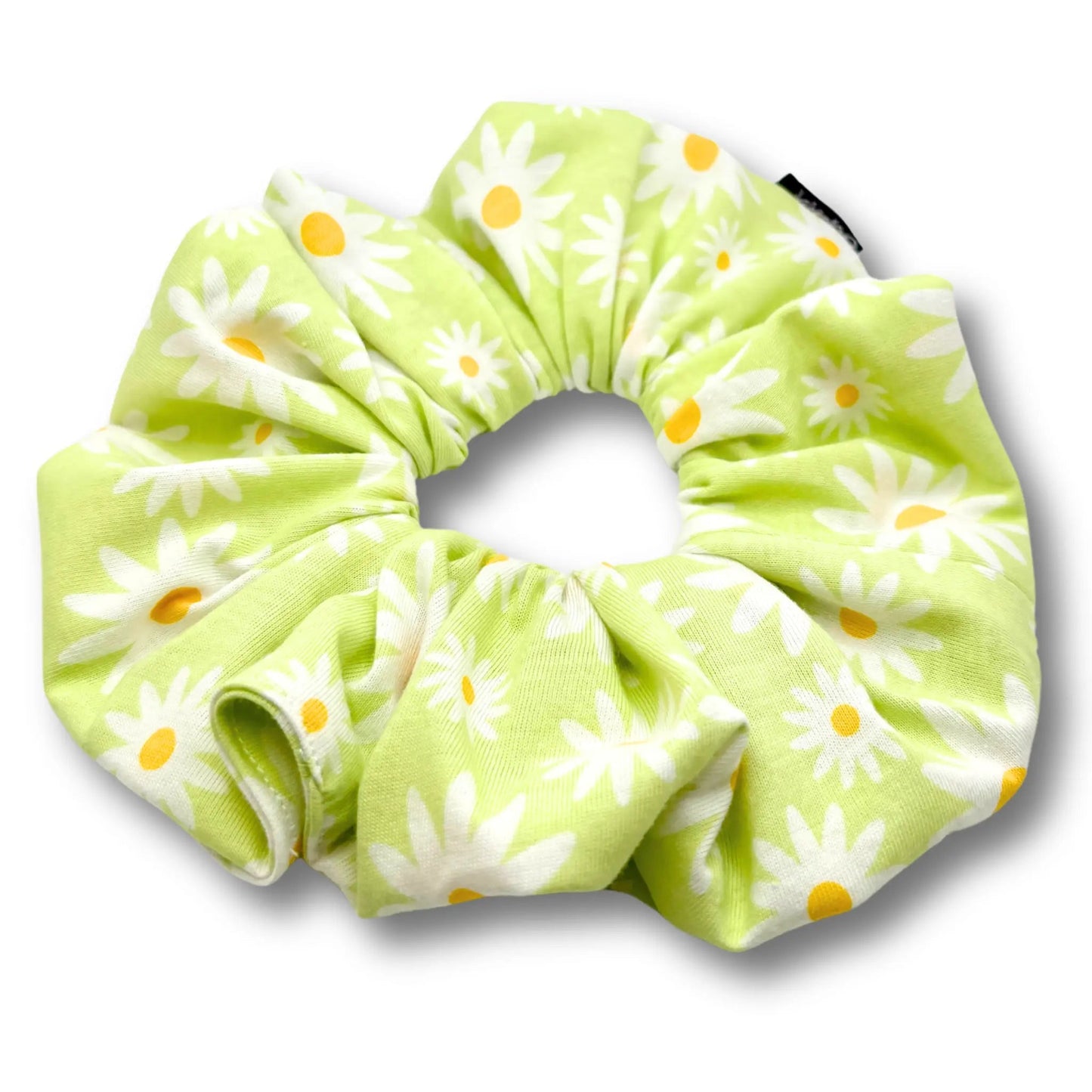 Green Daisy Summer Scrunchie Enchanted Scrunch