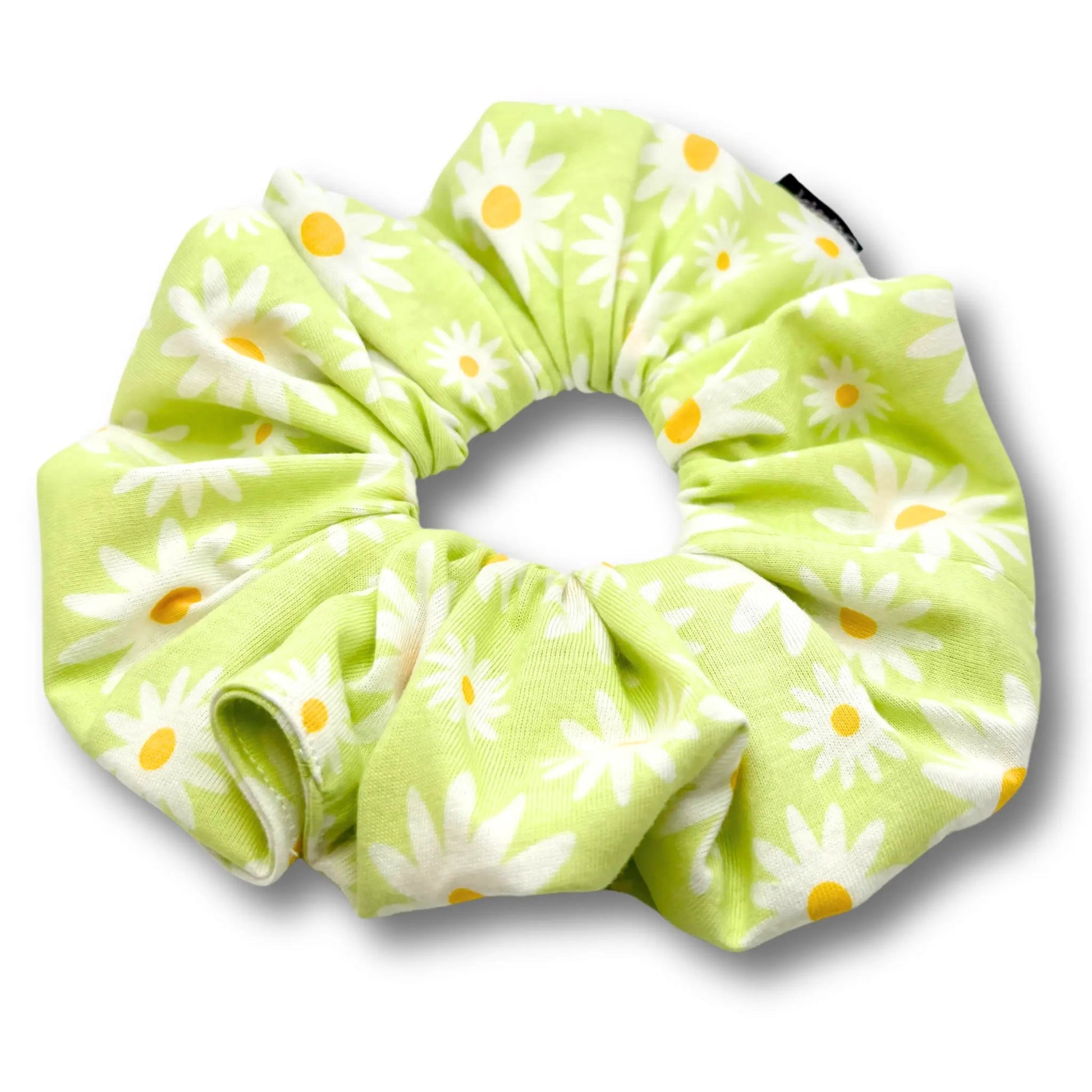 Green Daisy Summer Scrunchie Enchanted Scrunch