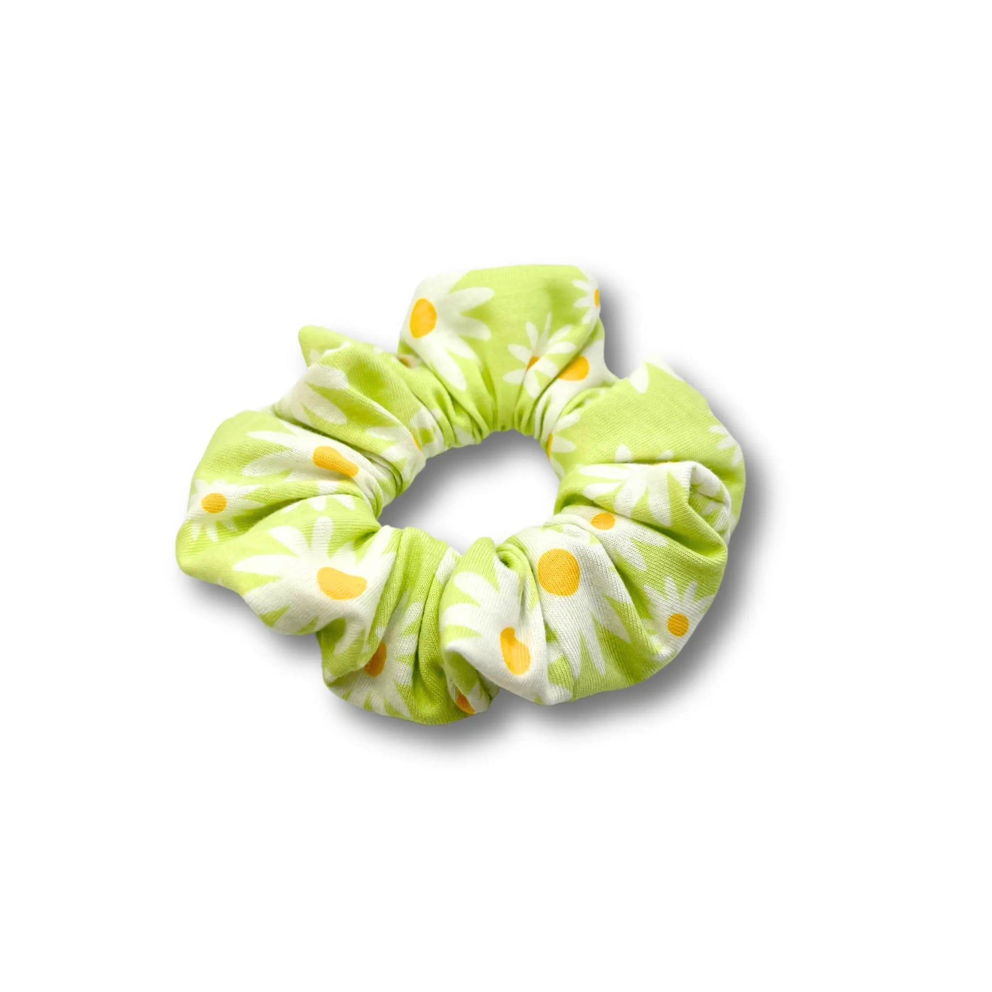 Mini Green Daisy Summer Scrunchie Enchanted Scrunch