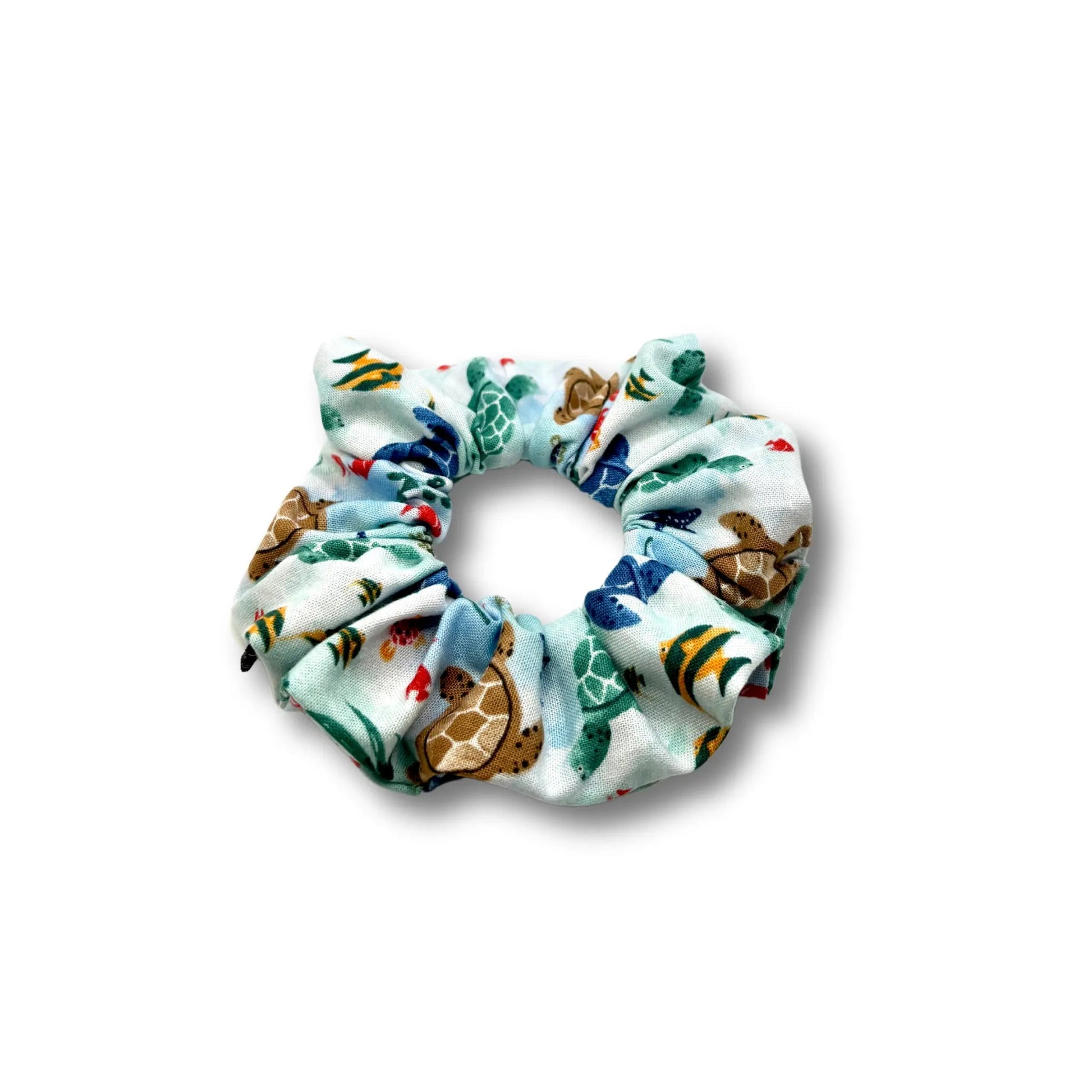 Mini Coral Reef Fish Summer Scrunchie Enchanted Scrunch