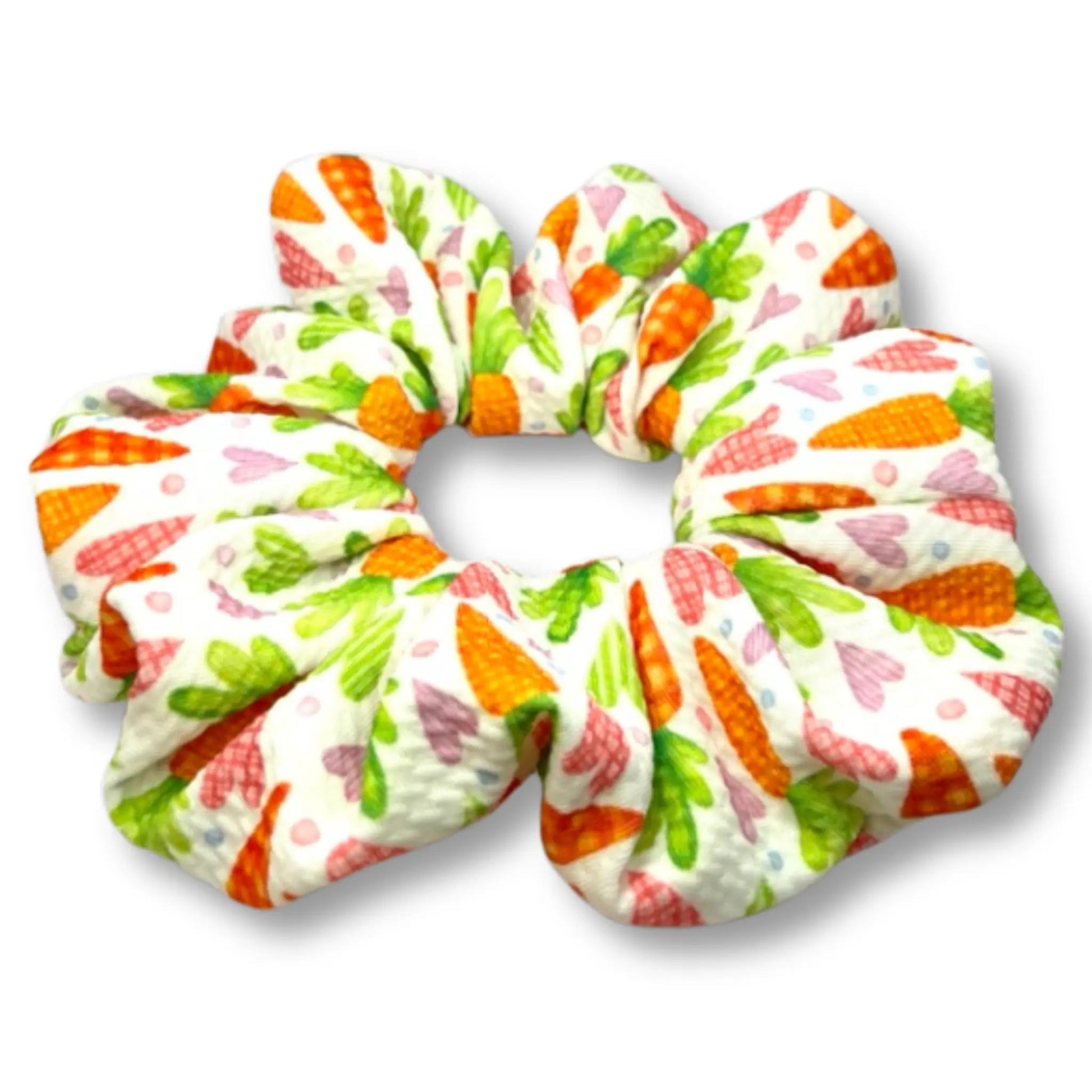 Heart Carrots Easter Bullet Scrunchie Enchanted Scrunch