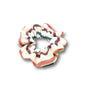 Mini Rainbow White Striped Scrunchie Enchanted Scrunch