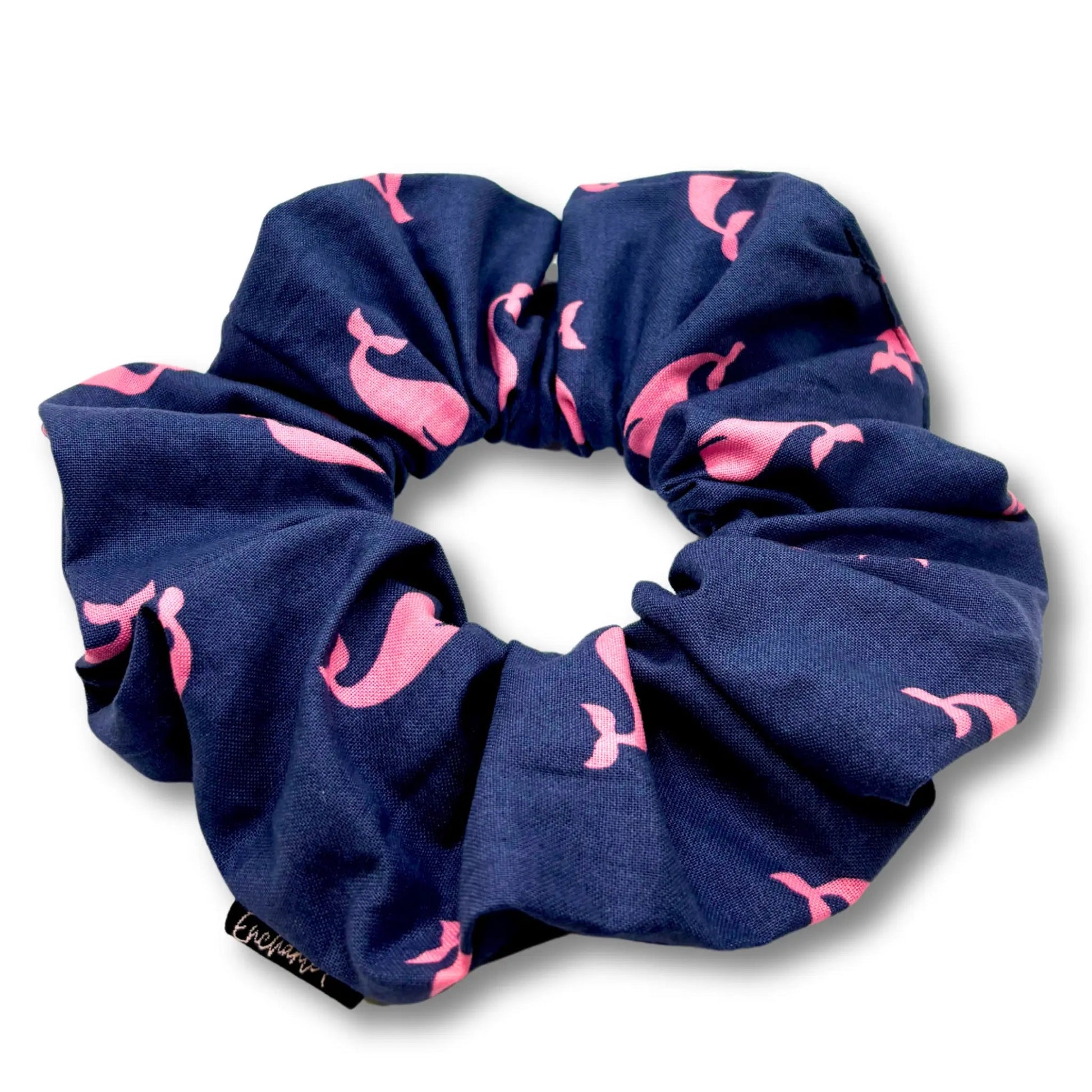 Pink Whale Scrunchie Enchanted Scrunch