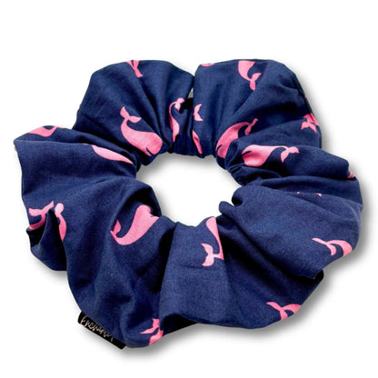 Pink Whale Scrunchie Enchanted Scrunch