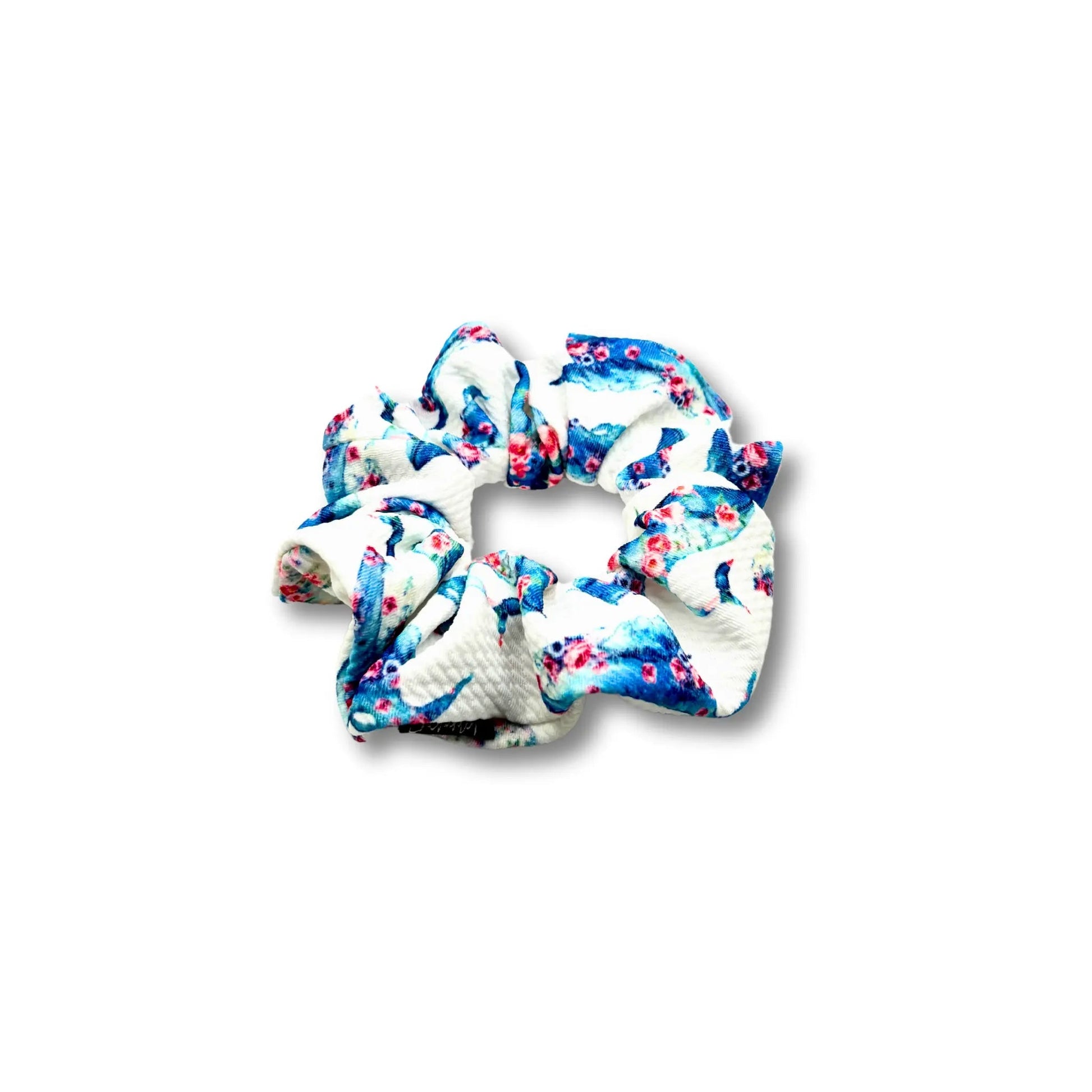 Mini Whale Summer Bullet Scrunchie Enchanted Scrunch