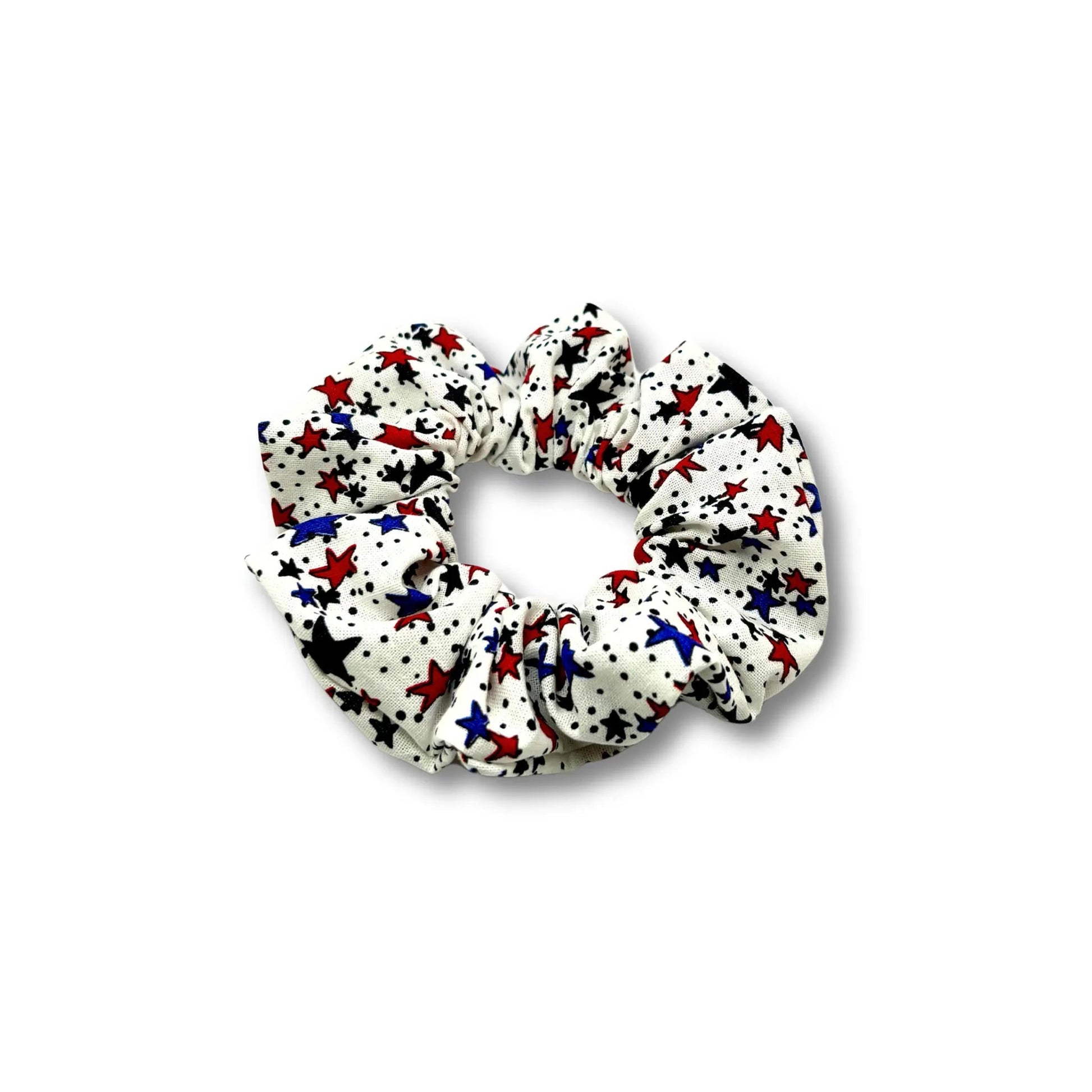 Mini White Stars 4th of July Scrunchie Enchanted Scrunch