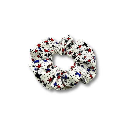 Mini White Stars 4th of July Scrunchie Enchanted Scrunch