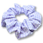 Lilac Gingham Spring Scrunchie Enchanted Scrunch