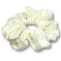 Cream Crushed Velvet Scrunchie Enchanted Scrunch
