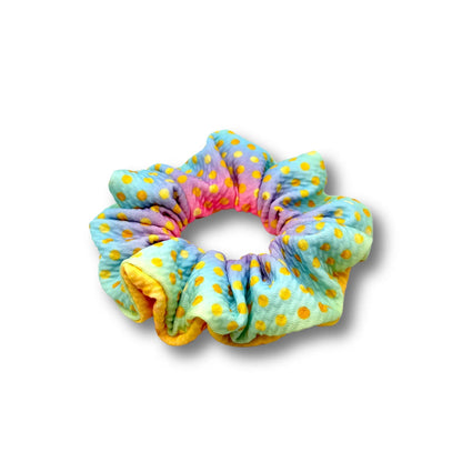 Mini Gold Dot Ombre Rainbow Bullet Scrunchie Enchanted Scrunch