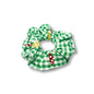 Mini Green Plaid Mushroom Scrunchie Enchanted Scrunch
