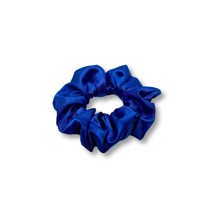 Mini Royal Blue Silk Scrunchie Enchanted Scrunch
