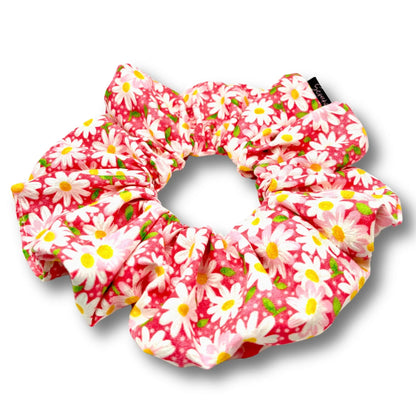 Pink Daisy Summer Scrunchie Enchanted Scrunch