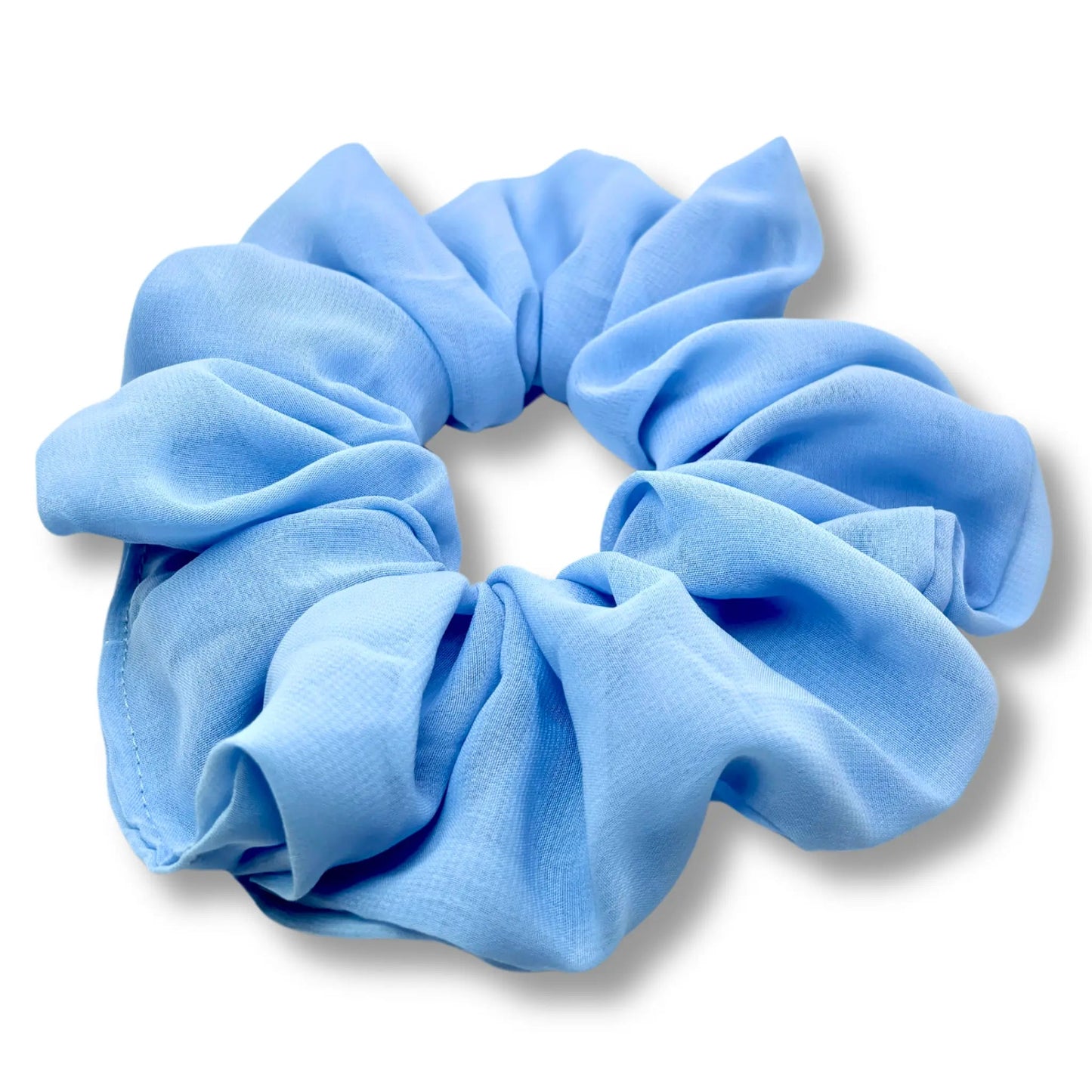 Light Blue Organza Scrunchie Enchanted Scrunch