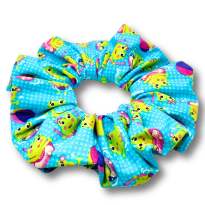 Swimming Frogs Summer Scrunchie Enchanted Scrunch