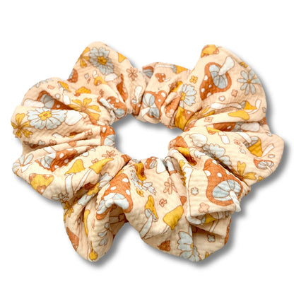 Retro Mushroom Fall Bullet Scrunchie Enchanted Scrunch