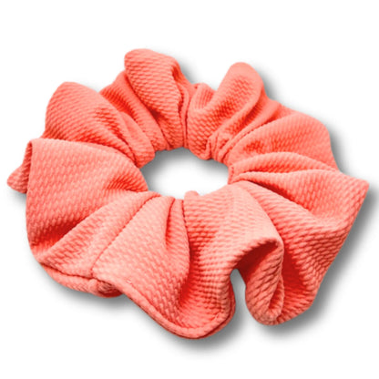 Coral Summer Bullet Scrunchie Enchanted Scrunch