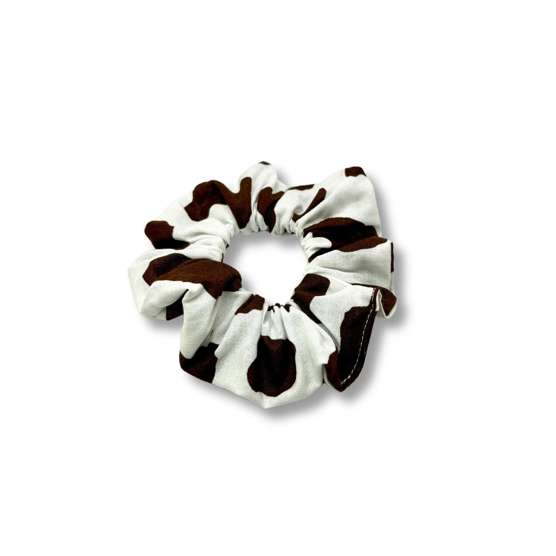 Mini Brown Cow Print Scrunchie Enchanted Scrunch