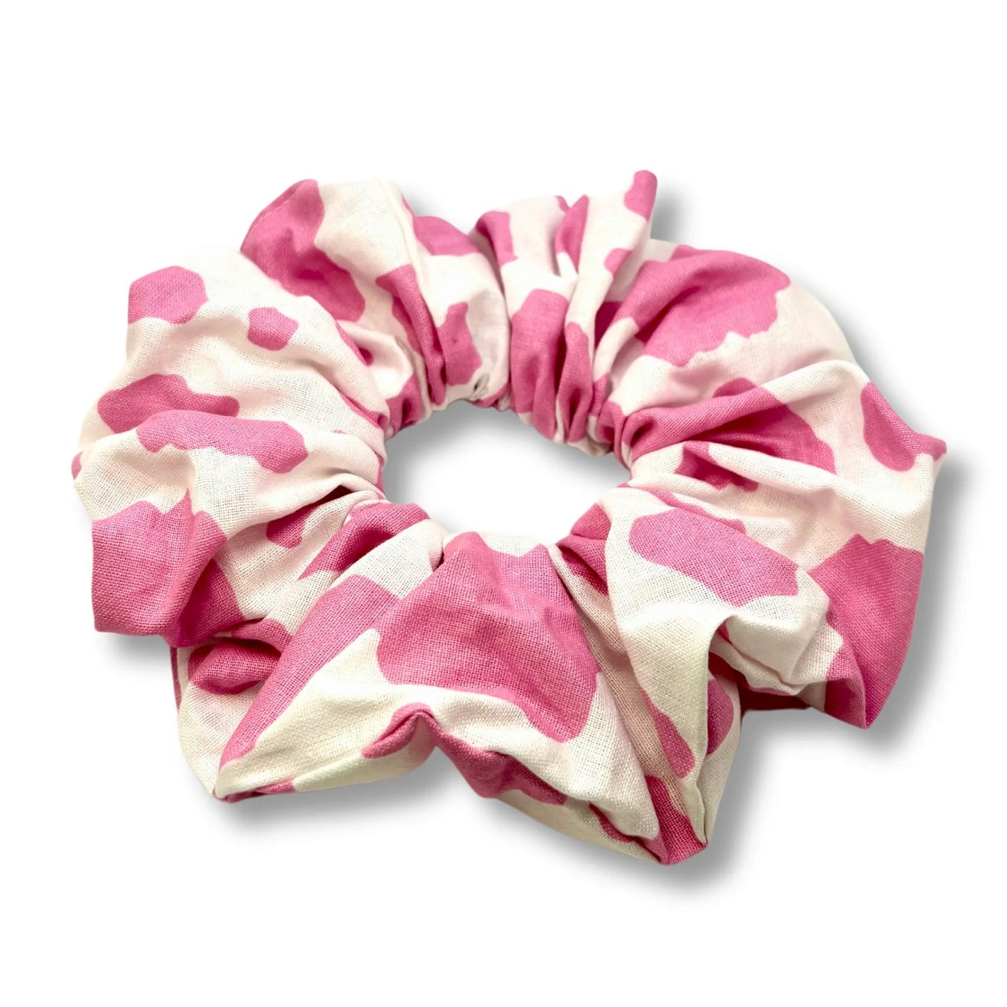 Pink Cow Print Scrunchie Enchanted Scrunch