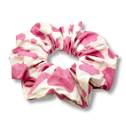 Pink Cow Print Scrunchie Enchanted Scrunch