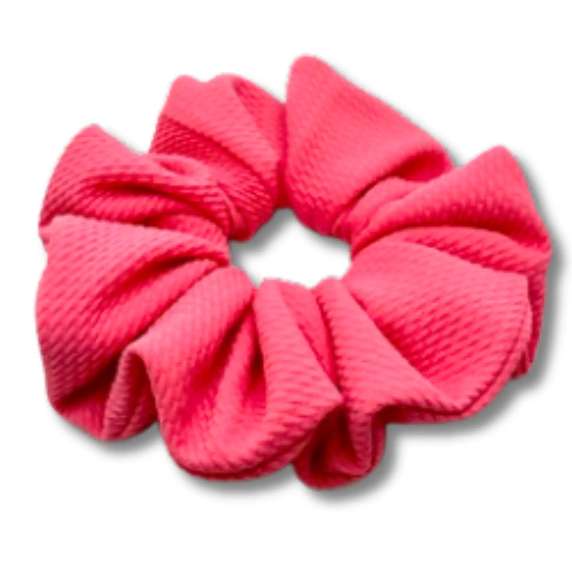 Dark Coral Summer Bullet Scrunchie Enchanted Scrunch