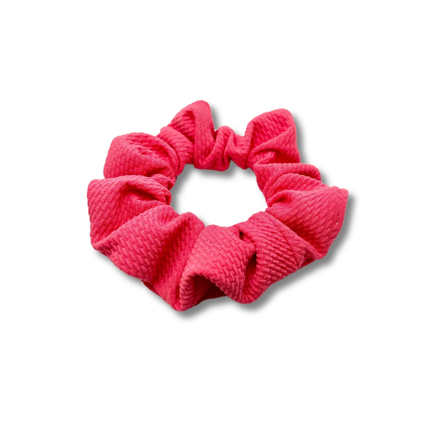 Mini Dark Coral Summer Bullet Scrunchie Enchanted Scrunch