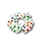 Mini White Colored Paw Print Scrunchie Enchanted Scrunch