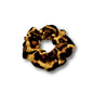 Mini Brown Cheetah Ribbed Scrunchie Enchanted Scrunch