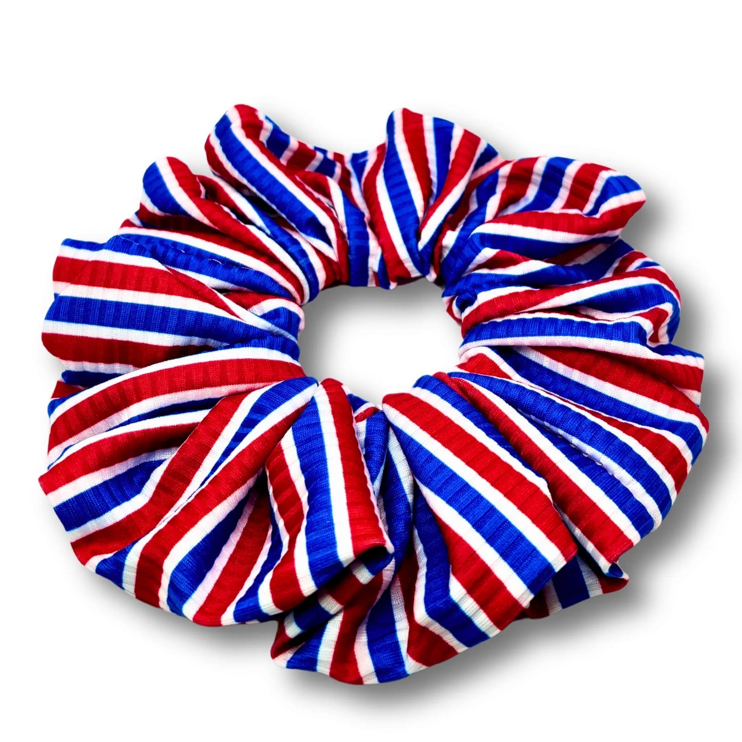 Striped 4th of July Ribbed Scrunchie Enchanted Scrunch
