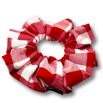 Red Plaid 4th of July Scrunchie Enchanted Scrunch
