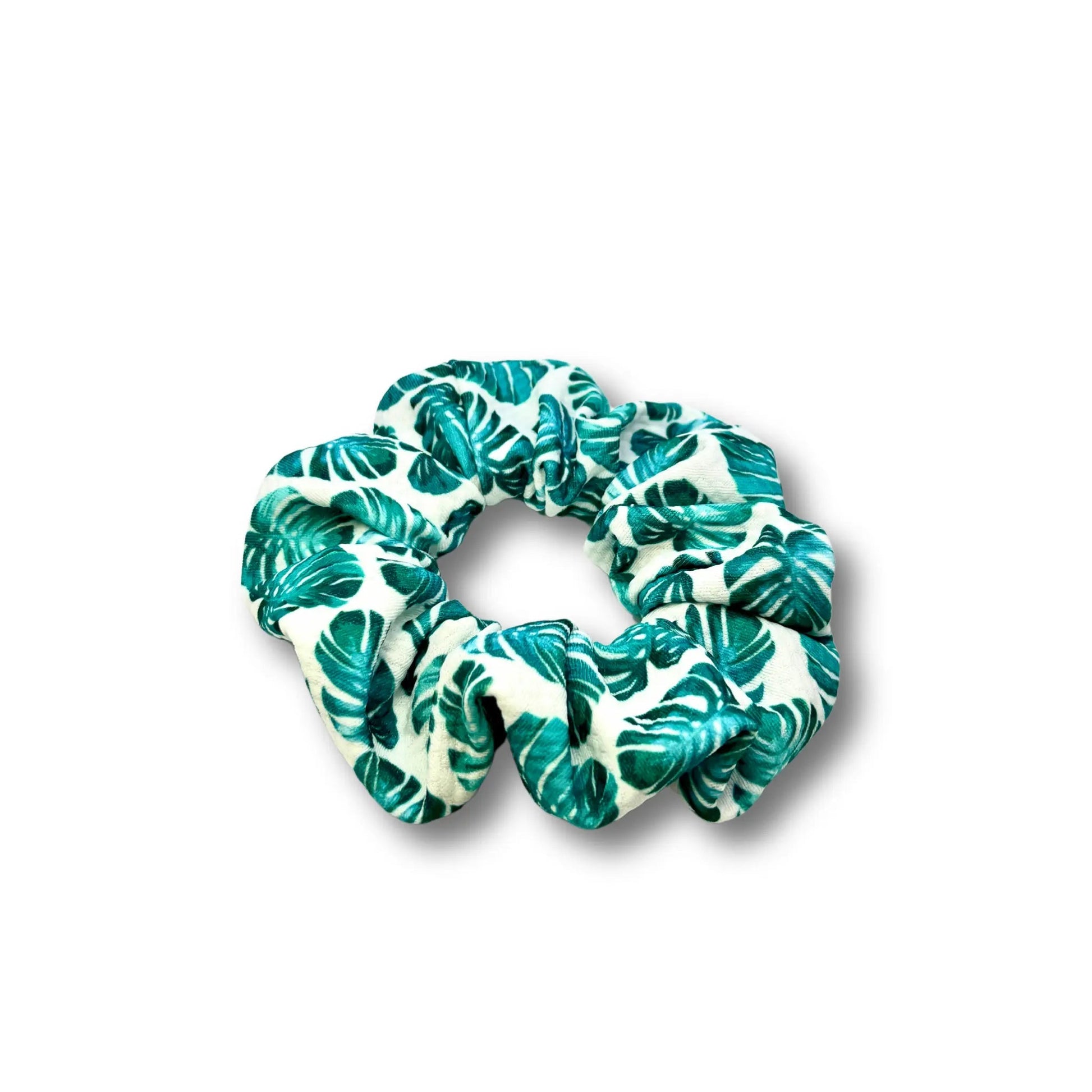 Mini Monstera Leaf Bullet Scrunchie Enchanted Scrunch