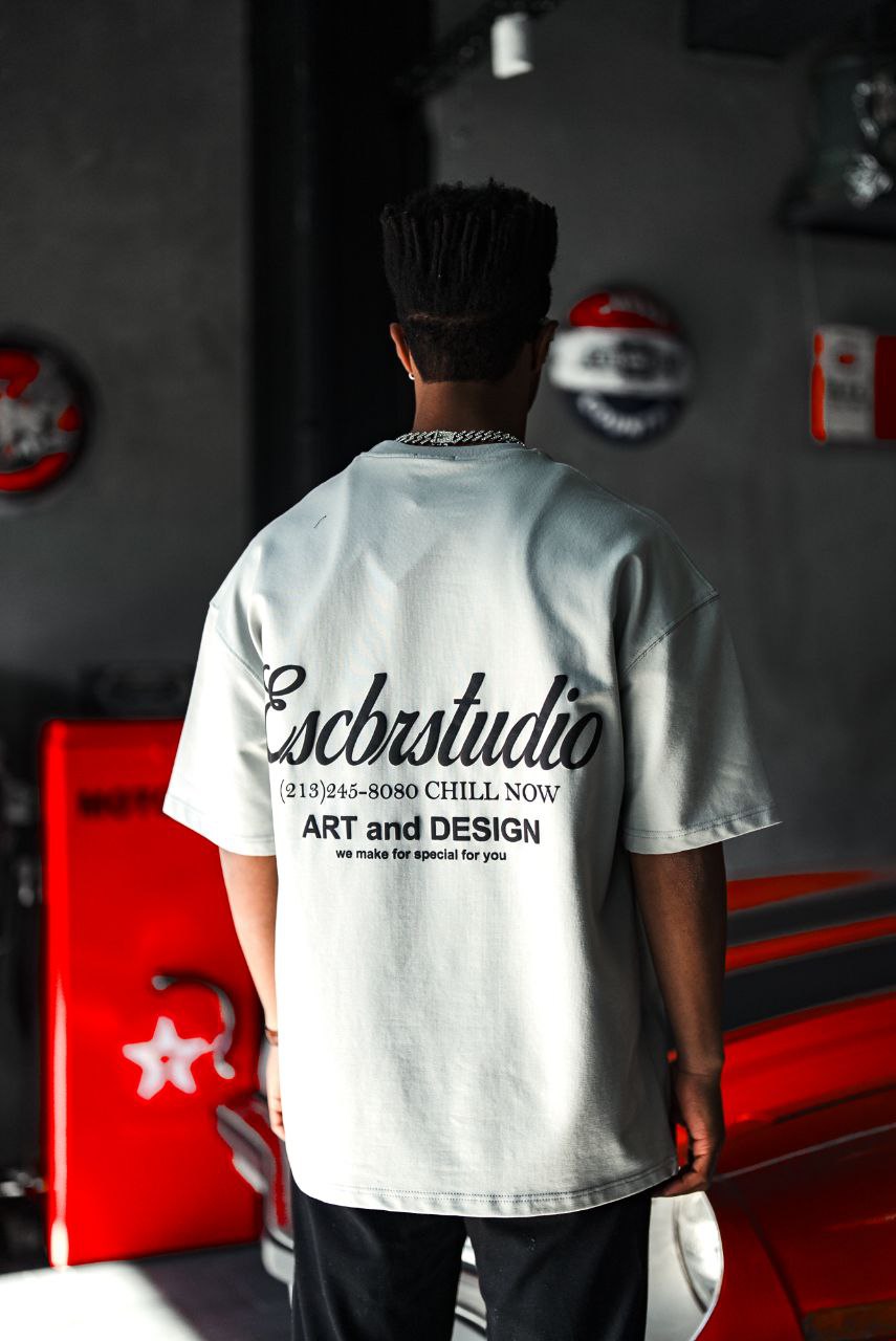 Escbrstudio Graphic Cotton Tee / Chill Now Art Design T-Shirt Withinblack