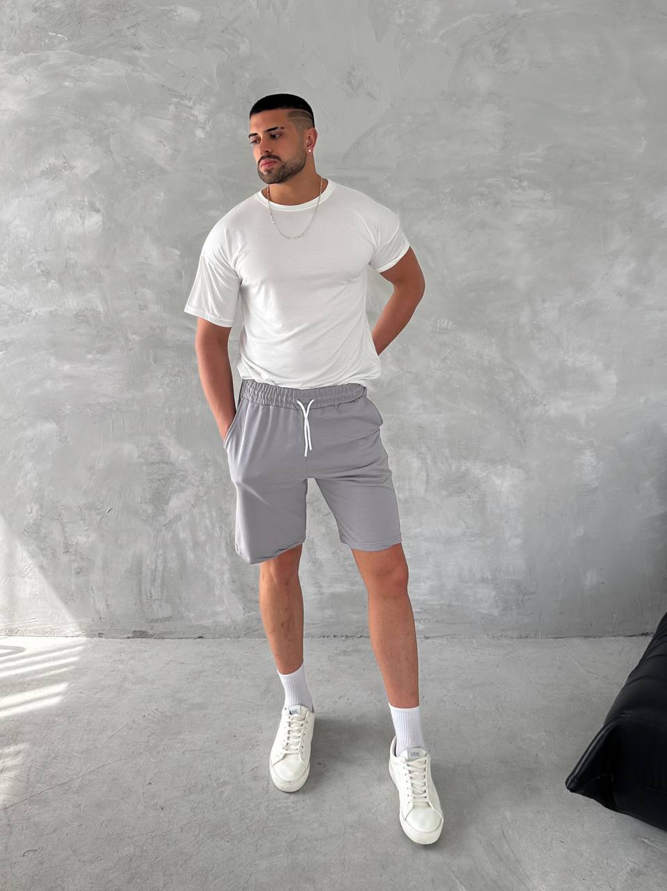 Essential Comfort Men's Lounge Shorts – Soft-Touch Minimalist Fit for Everyday Ease Withinblack