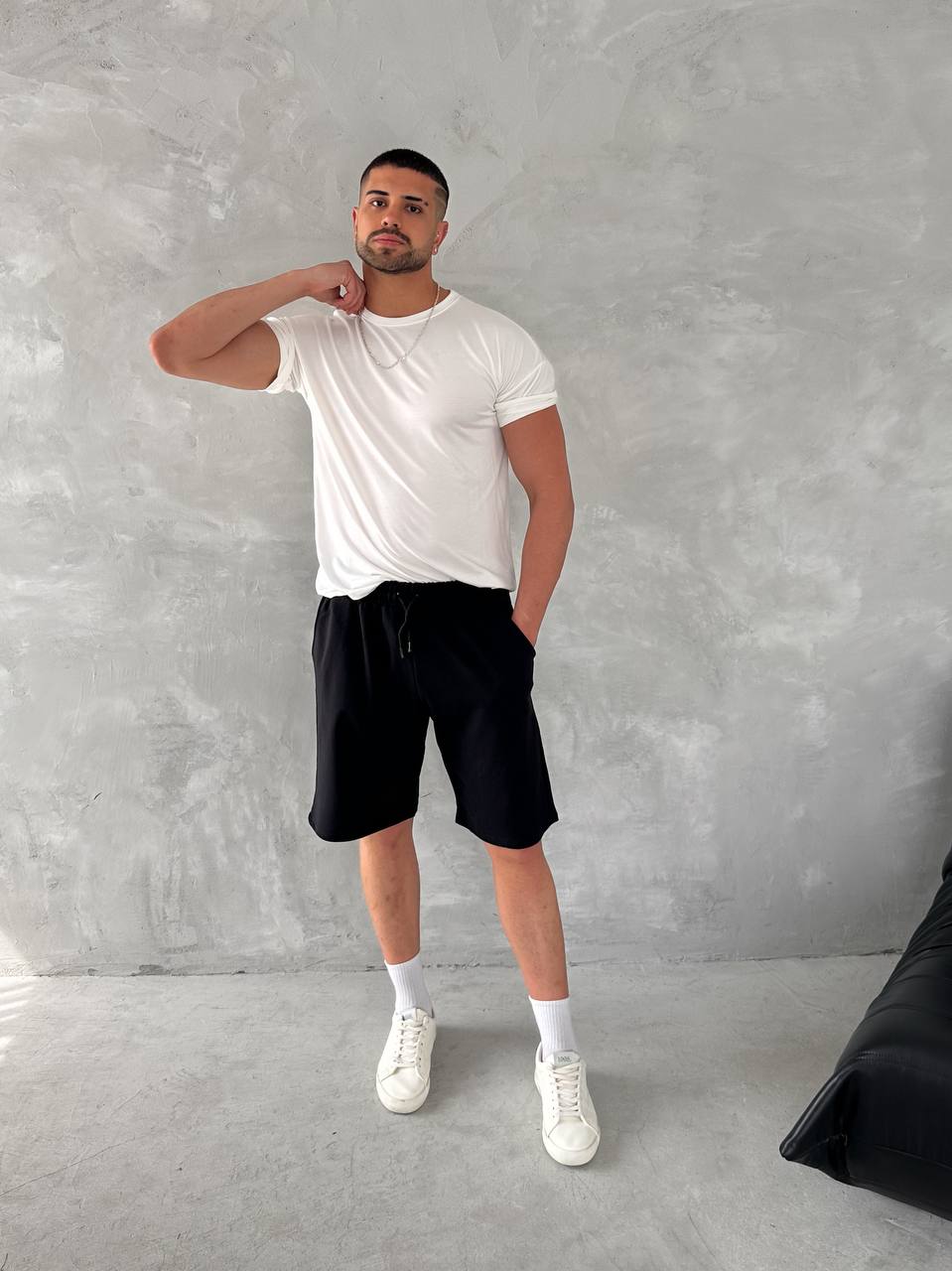 Essential Comfort Men's Lounge Shorts – Soft-Touch Minimalist Fit for Everyday Ease Withinblack