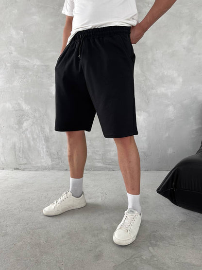 Essential Comfort Men's Lounge Shorts – Soft-Touch Minimalist Fit for Everyday Ease Withinblack