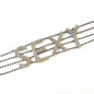 Rhinestone Collar Choker Personality English Letter SEXY Neckchain