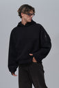 Exposed Seam Fleece Hoodie Withinblack