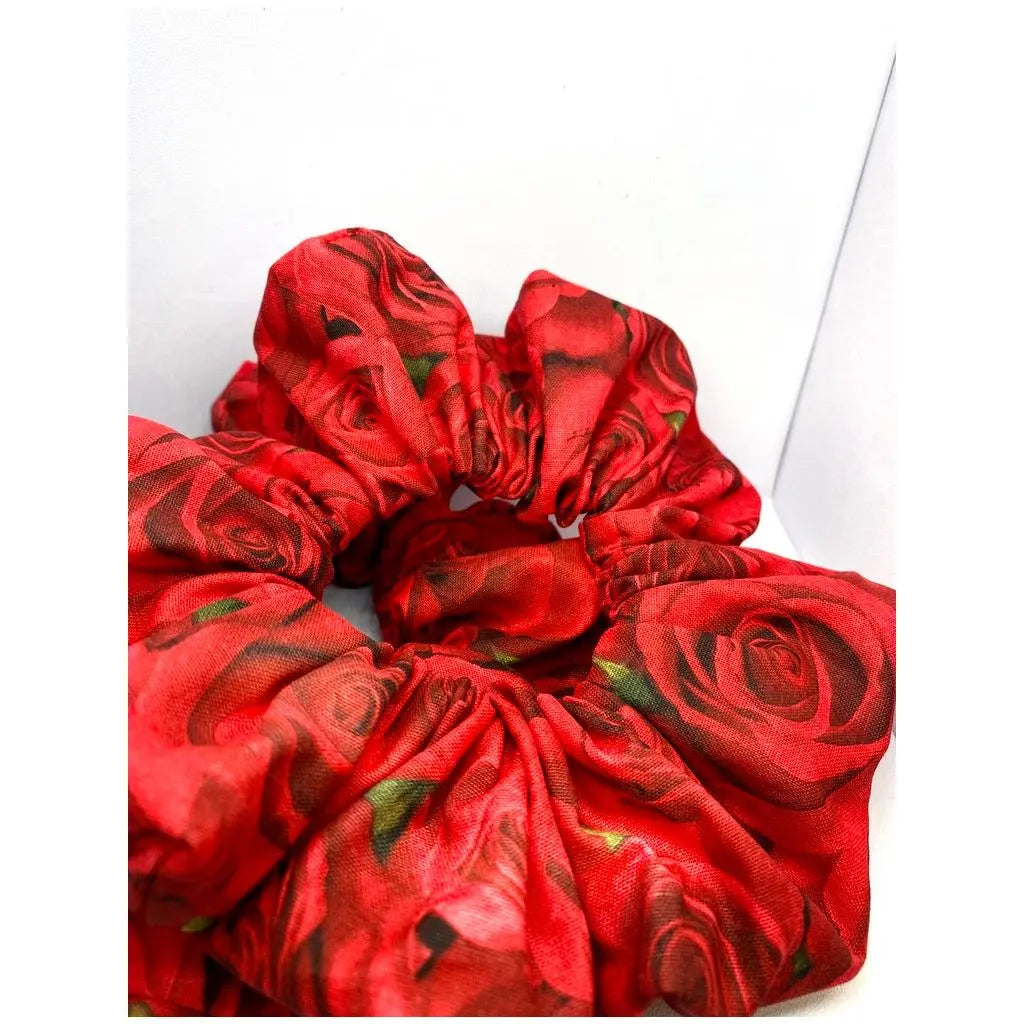 Red Roses Scrunchie Enchanted Scrunch